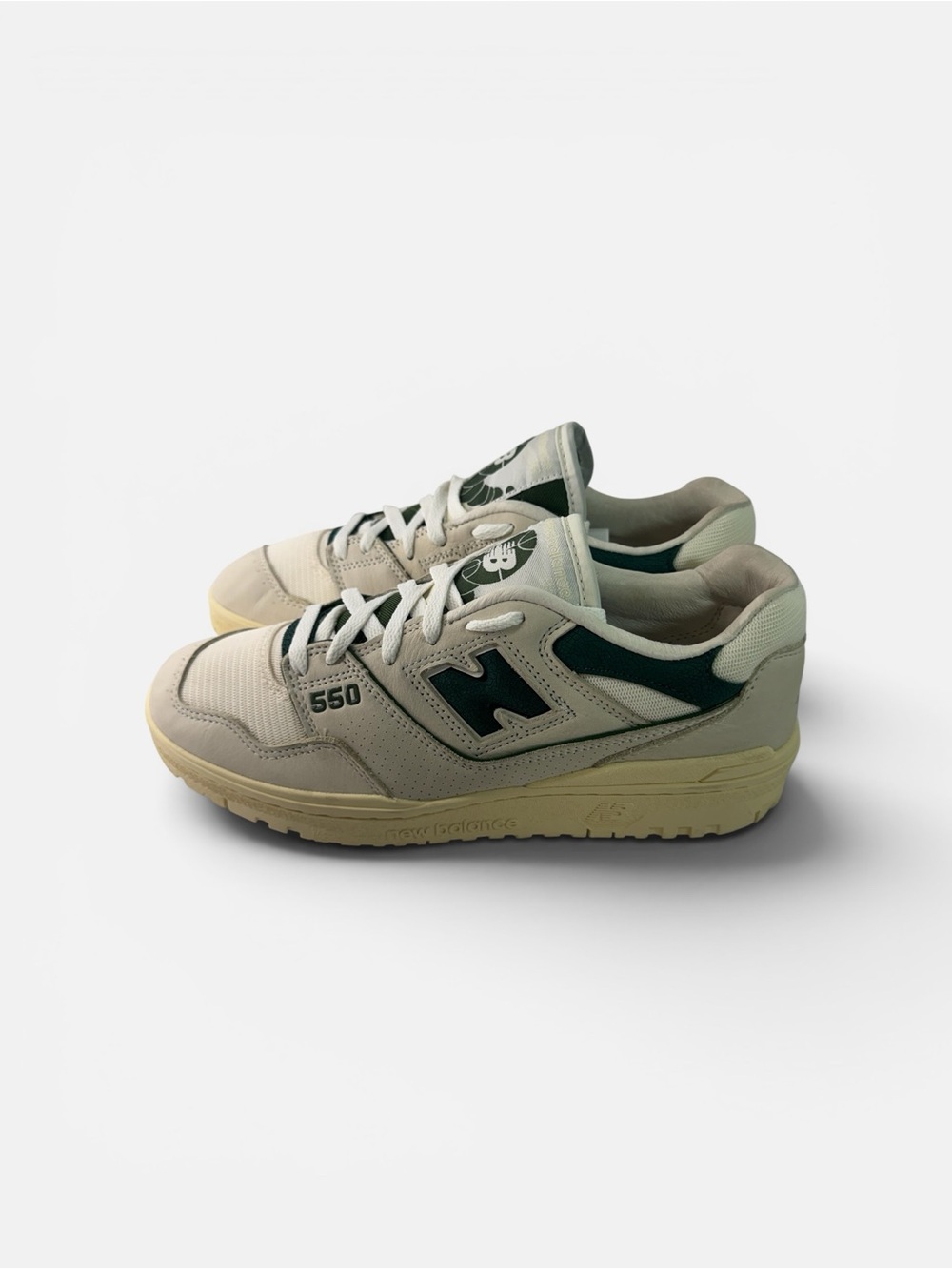 New Balance 550 Permafrost Dark Alpine Green BB550LGR Men's 10.5 - Picture 5 of 8
